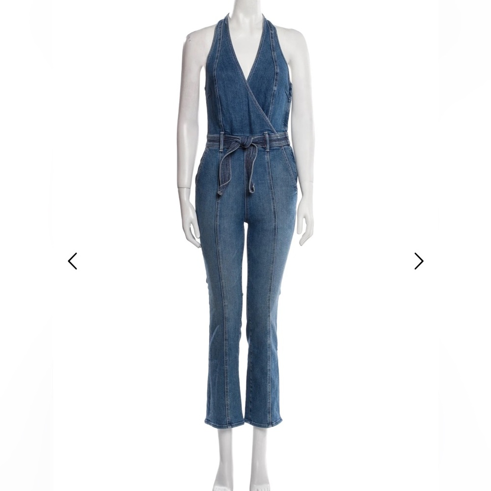 MOTHER Blue Denim Women Jeans Overalls